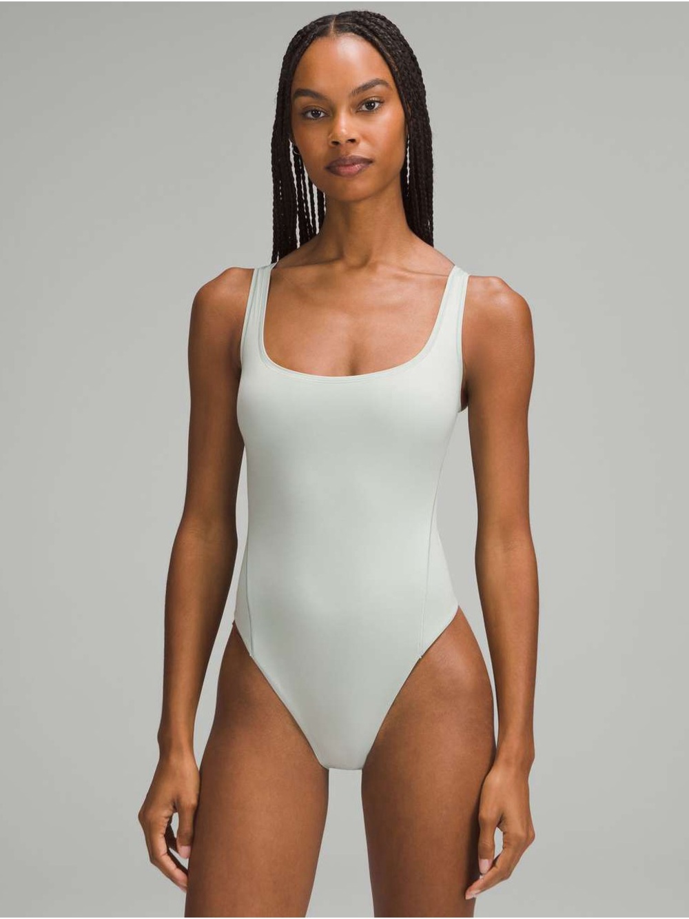 NWT Lululemon Wundermost Ultra-Soft Nulu Square-Neck Sleeveless Bodysuit